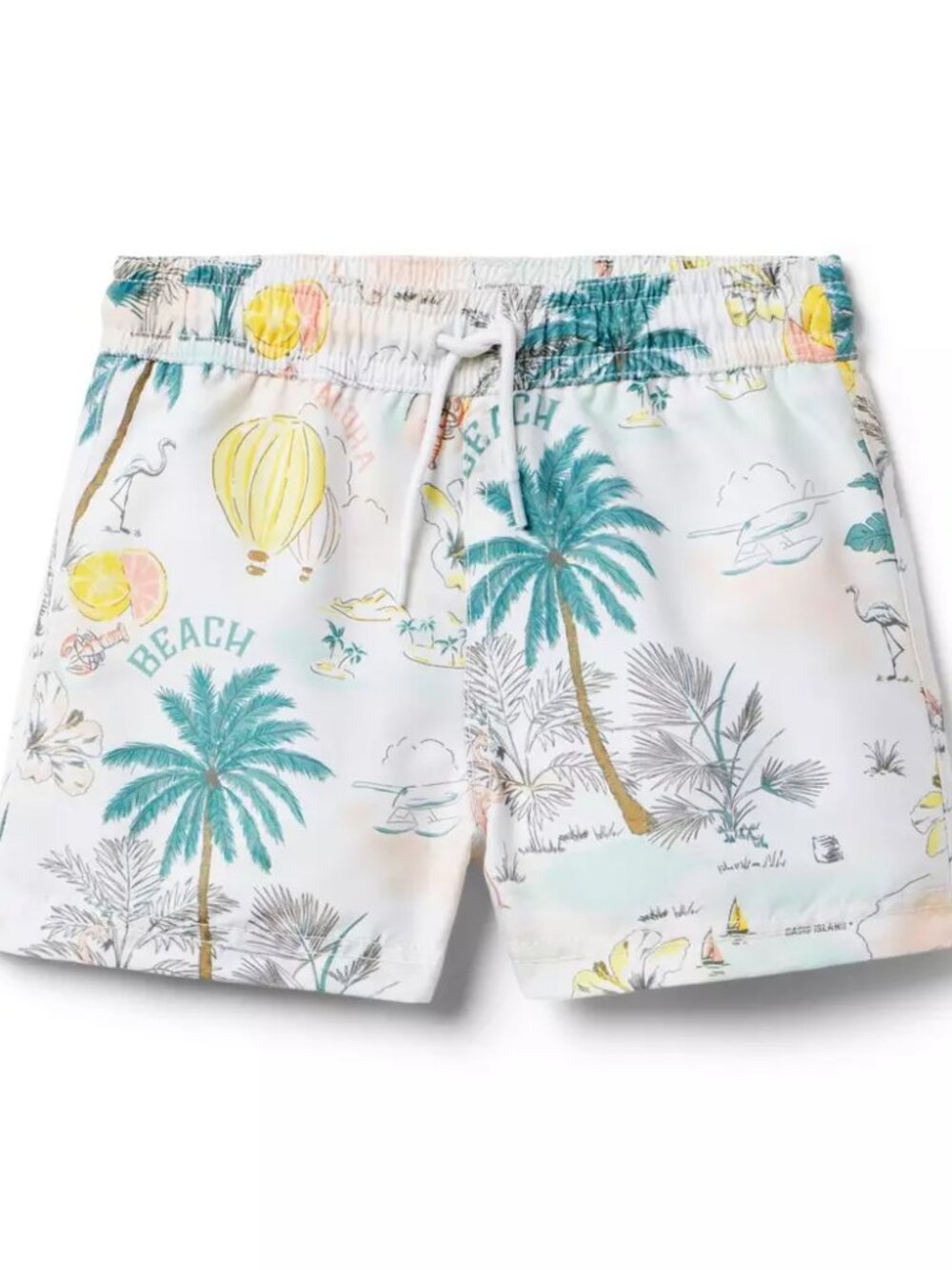 Janie & Jack Tropical Island Swim trunk (available as part of set)